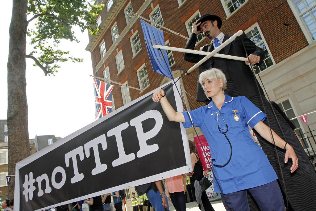 TTIP protest