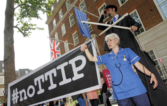 TTIP protest