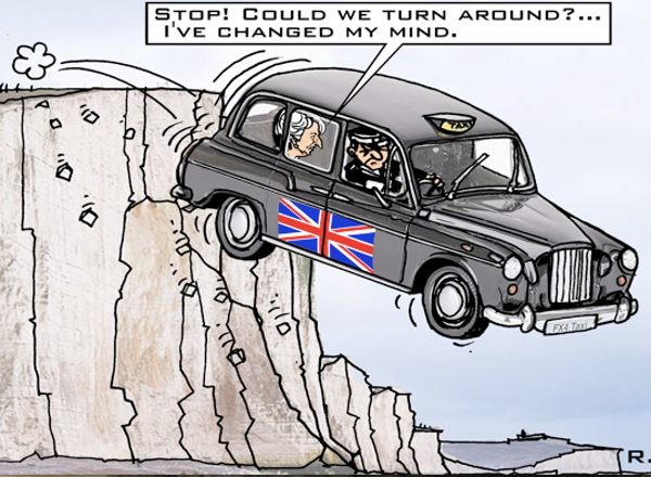 caricatures sur le Brexit