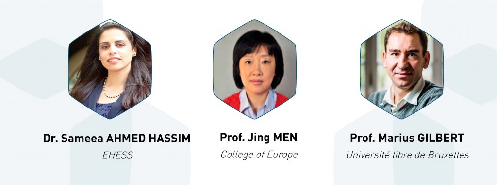 Dr. Sameea AHMED HASSIM (EHESS), Pr. Jing MEN (CoE), Pr. Marius GILBERT (ULB)