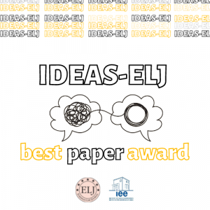 IDEAS-ELJ best paper award